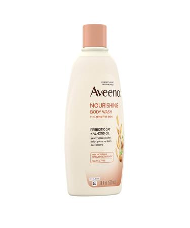 Aveeno Nourishing Body Wash with Prebiotic Oat & Almond Oil - 18 fl oz (532 ml) - Buy Online on GoSupps.com