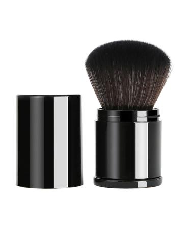 Soft Powder Makeup Brush for Face Blusher Brush for Cheeks Kabuki Brush Bronzer Brush for Powders Blush Foundation Make up Pressed Powder (Black)