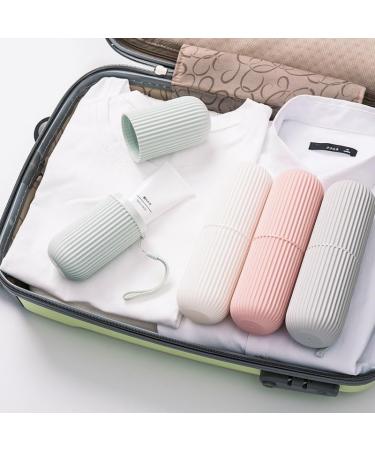 Gray Toothbrush Travel Case | Durable & Compact Travel Essential for International Shipping - Buy Online on GoSupps.com