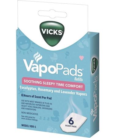 Vicks Vapopads Refill Pads - Rosemary and Lavender Scent (6 Ct) - Buy Online on GoSupps.com