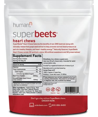 SuperBeets Heart Chews & Turmeric Chews - Natural Cardiovascular Support - Buy Online on GoSupps.com