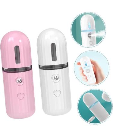 Baluue 2pcs Moisturizing Sprayer Facial Humidifier Handheld Clothes Steamer Face Spa Steamer Plating - Buy Online on GoSupps.com