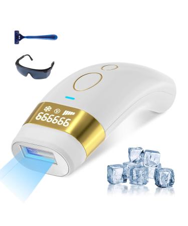 IPL Laser Hair Removal Device for Women Men Whole Body Use - White