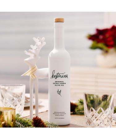 Kosterina Original Extra Virgin Olive Oil - Premium Cold-Pressed Greek EVOO (16.9 oz) | 100% Pure Koroneiki Olives | Superfood | Peppery & Smooth Flavor - Buy Online on GoSupps.com