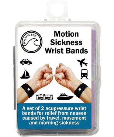 SwimCell Travel Sickness Bands - Adult & Children Wristbands for Morning Sickness Relief (Pink) - 1 Pair - Buy Online on GoSupps.com