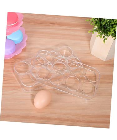 Uonlytech Egg Holder 2pcs Refrigerator Eggs Egg Brackets Egg Trays for Kitchen Egg Storage Racks Egg Plate Lattice Pack - Buy Online on GoSupps.com