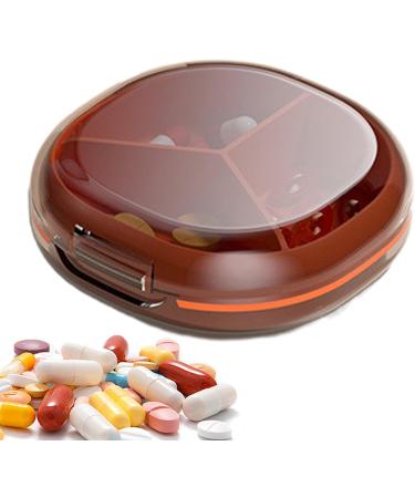 Travel Pill Organizer - 58g Portable Daily Pill Box | Easy-to-Use Sealed Medicine Case for On-the-Go | International Shipping Available - Buy Online on GoSupps.com