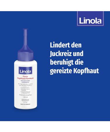 Linola Forte Scalp Tonic 100 ml | Relieves Itching & Inflammation | Scalp Care for Dry Scaly Skin | Ideal for Neurodermatitis - Buy Online on GoSupps.com