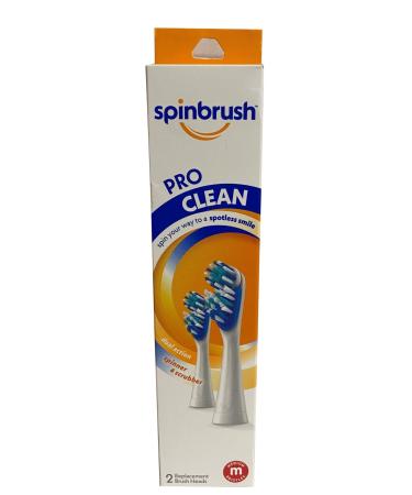 ARM & HAMMER Spinbrush Pro-Clean Replacement Brush Heads Medium 2 ea (Pack of 8)