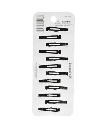 Scunci Contour Snap Hair Clips Black 12 Count - 4-Pack - Buy Online on GoSupps.com