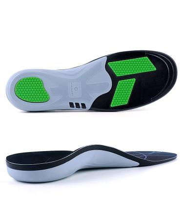 (230+ lbs) VALSOLE Plantar Fasciitis Insoles Arch Support Inserts for Women Men Gel Orthotics Inserts Heavy Duty Support for Metatarsalgia Heel Pain Flat Feet OverPronation Plantar Fasciitis Relief (L)Mens 10 - 11.5 / Wo... - Buy Online on GoSupps.com