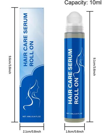 Nourishing Hair Oil Makes Smooth & Soft Oil Roller NonGreasy Roller Portable 10ml Hair Care for Home Men with Damaged Hair Women with Hair Breakage and Travel - Buy Online on GoSupps.com