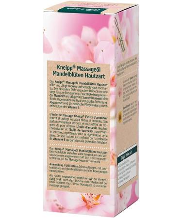 Kneipp Nourishing Massage Oil Almond Blossom - Skin-Soft 100 ml | Orange 100 ml | International Shipping Available - Buy Online on GoSupps.com
