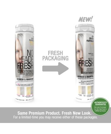 No Fade Fresh Icy Silver Platinum Hair Color Depositing Conditioner 6.4 oz - BondHeal Rebuilder Toner for Blondes, Silvers & Grays - Sulfate, Paraben & Ammonia Free - Buy Online on GoSupps.com