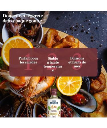 BENVOLIO - Organic Cashew Oil - 500ml - Sustainable Alternative to Organic Peanut Oil High Smoke Point and Thermal Stability for Frying and Cooking Cashew (1 Organic Cashew) - Buy Online on GoSupps.com