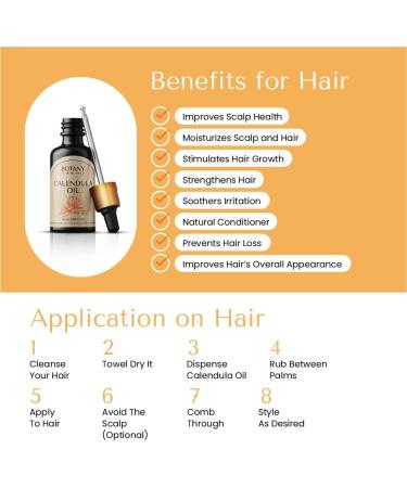 Pure Calendula Oil 50ml Pure Calendula Oil Base Oil Calendula Officinalis Calendula Oil for Face Nails Hands Beauty Massage Cosmetics Body Care BotanyRoom  - Buy Online on GoSupps.com