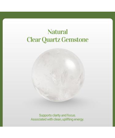 BodyJ4You Lemon + Peppermint Essential Oil Roll On Duo - Pure 100% USDA Organic MCT Coconut Oil - Yellow Jade and Clear Quartz Stone Rollers - Uplift Cooling Aroma Wrist Neck Temples - Amber Glass Bot - Buy Online on GoSupps.com