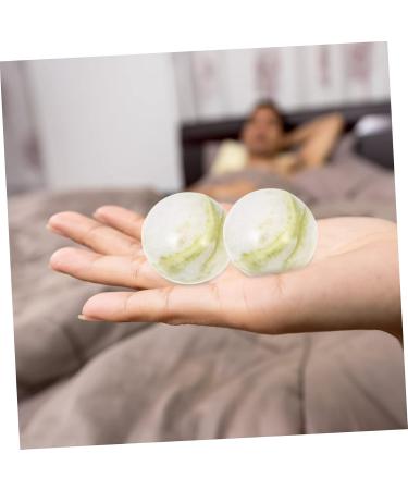 Premium Bcoath Gymnastics & Meditation Balls Set - Baoding Lantian Jade Foot Massage Gifts for Health & Muscle Relief for Older Men - Buy Online on GoSupps.com