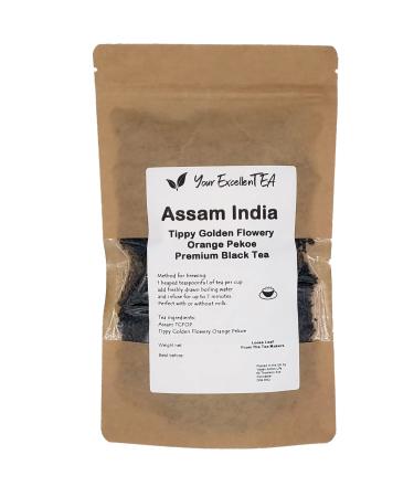 Your ExcellenTEA - Assam India Black Loose Leaf Tea Tippy Golden Flowery Orange Pekoe TGFOP (200g) Assam India 200g