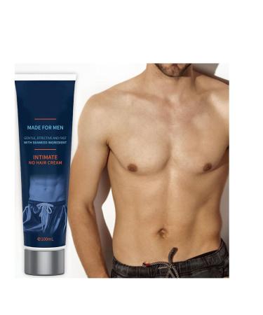 Cr me D pilatoire Homme Cr me pilation Douce pour Corps Poitrine Dos Jambes et Aisselles Formule Non Irritante Peau Lisse et Soin Quotidien 100ml