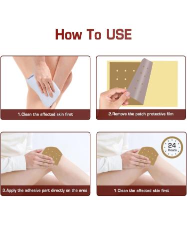 MQUPIN Pain Relief Patches 40 PCS - Chinese Tiger Herbal Patch for Knee, Back, Joint, Muscle, Neck Pain - Buy Online on GoSupps.com