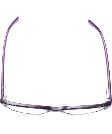 Foster Grant Women's Cleo Round Reading Glasses - Purple/Transparent 1.75x - Stylish & Comfortable - Buy Online on GoSupps.com