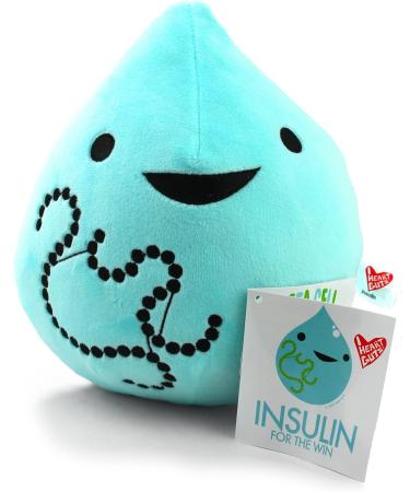 I Heart Guts Insulin Plush Toy - Fun Stuffed Pill Diabetes Gift - Insulin for The Win - Buy Online on GoSupps.com