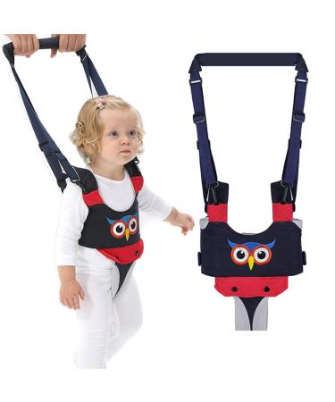 Baby Walking Harness IULONEE Toddler Assistant Walking Learning Helper Adjustable Safe Stand Hand Held Walking Belt Safety Harness for Infant (Blue)