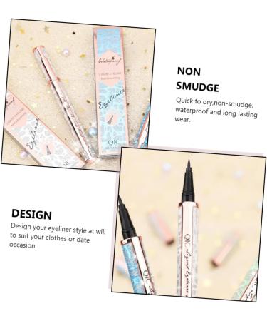 TOVINANNA 2pcs No Smudge Eyeliner Liquid Liner Liquid Eyeliner Pen Eyeliner Beauty Tools Plastic Lasting Miss - Buy Online on GoSupps.com