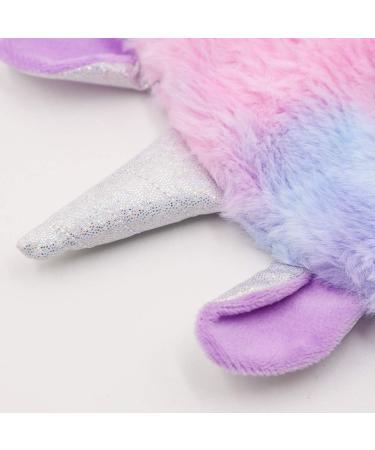 ZTL Unicorn Sleep Mask - Cute Plush Eye Mask for Kids & Women - Soft Purple Blindfold for Sleeping - Buy Online on GoSupps.com