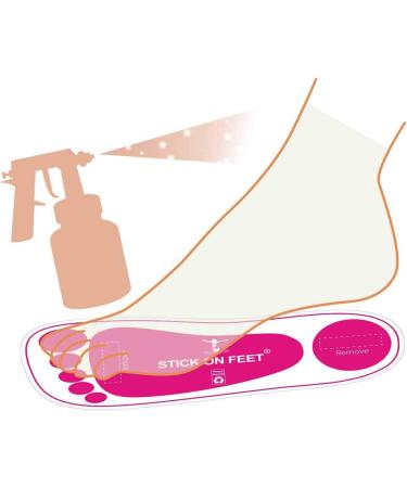 120 Pairs(240feets Total) Disposable Pink Sticky feet - Buy Online on GoSupps.com