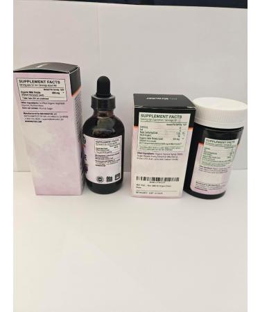 BIO KRAUTER Milk Thistle 60 Gummies & Milk Thistle Tincture 4 Fl. Oz - Buy Online on GoSupps.com