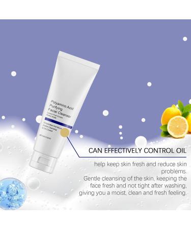 Captree Gentle Exfoliating Face Wash Deep Pore Cleanser | Amino Acids & Hyaluronic Acid & Collagen | Daily Facial Wash 80g / 2.82 Oz - Buy Online on GoSupps.com