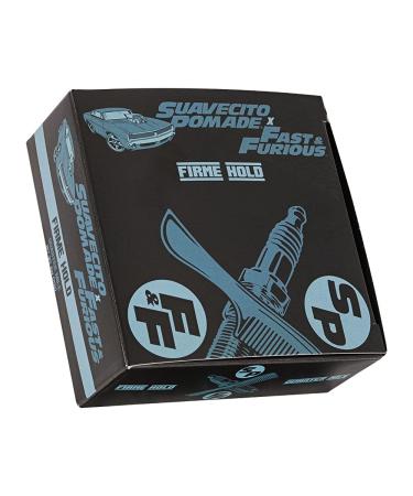 Suavecito Fast & Furious Firme Hold Hair Pomade for Men - Medium Shine, Flake Free, Water Based Gel - All Day Hold for All Hairstyles - Buy Online on GoSupps.com