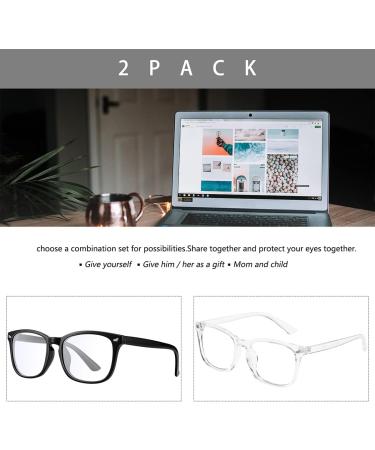 Blue Light Glasses for Women & Men - Computer Gaming & TV Protection (2BC-32 - Buy Online on GoSupps.com