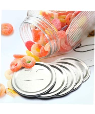 POPETPOP 90 Pcs Mason Jar Lids Coffee Glass Storage Lids Canning Jar Lid Gold Cake Board Glass Coffee Carafe Reusable Canning Cover Thai Massage Stick Ball Jar Lids Tinplate Ring Wide Mouth Silverx3pcs 8.6X8.6X0.2CMx3pcs - Buy Online on GoSupps.com