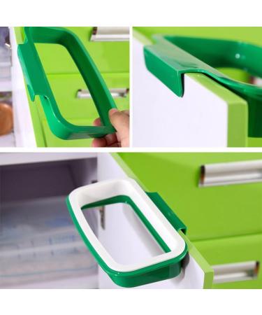 Hanging Trash Garbage Bag Holder for Kitchen Cupboard Green and White - Buy Online on GoSupps.com