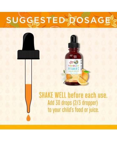 MaryRuth Organics Toddler Vitamin C Drops - Orange & Vanilla, 1 fl oz (30 ml) - Ages 1-3 - Buy Online on GoSupps.com