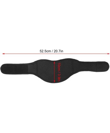 Agate Neckrest Bracket - Breathable Mesh Neck Wrap for Sore Throat Relief & Moxibustion Care (Black) | International Shipping Available - Buy Online on GoSupps.com