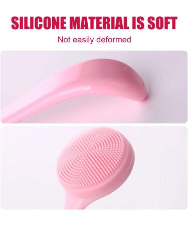 Comoda Facial Cleansing Brush - Silicone Face Skin Scrubbers Scrub Pad - Manual Facial Cleansing Brush Skin Friendly Waterproof Face Cleaning Scrubber Pink - Buy Online on GoSupps.com