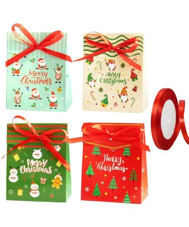 12/24/40 Sets Christmas Advent Calendar Boxes 24 Days Countdown To Decorations DIY Hanging Candy Gift Bag With Stickers Clips Rope Christmas Advent Calendar Box - Buy Online on GoSupps.com