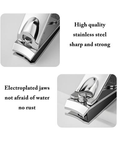 Portable Carbon Steel Nail Clippers - Plated Arc Misalignment Jaws Anti-Shift Design Multi-Scene Application Multifunctional - Buy Online on GoSupps.com