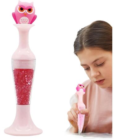 Vuggdt Nail Rhinestone Picker | Cartoon Gem Tool | Wax Pencil Crystal Beads Handle for Manicure Nail Art Decoration Nail Art Gem Crystal Pick Up Rhinestone Pickup owl pink - Buy Online on GoSupps.com