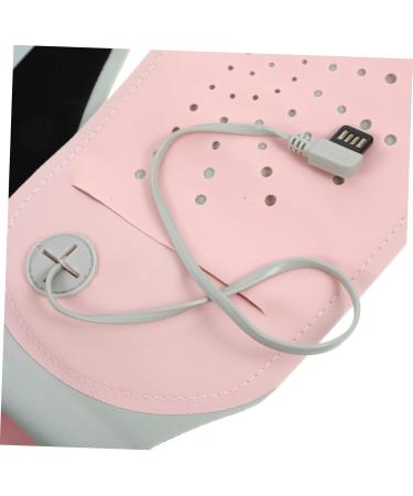 Heated Waist Belt for Menstrual Cramps | Warm Lumbar & Uterus Support | Cordless Heating Pad for Women - Pink - Buy Online on GoSupps.com
