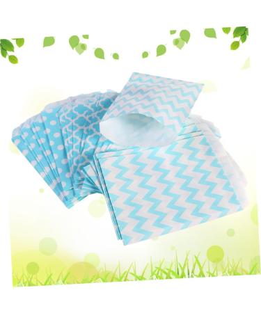 SKISUNO Candy Bag 24pcs Candy Shape Container Paper Mixed Party Patterns Wavy Wedding Blue Dot Bags Birthday Striped Sacks - Buy Online on GoSupps.com