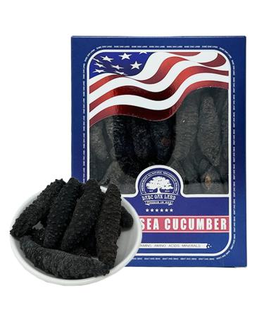 DOL Wild Caught,Sun Dried Atlantic Black Pin Sea Cucumber All Natural Nutritious,  - in box (Large 8oz/box) 1 Count (Pack of 1)