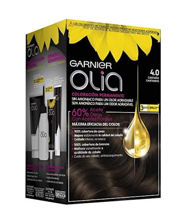 Garnier Olia Permanent Coloration #4.0 Pure Brown Tint
