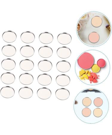 WOFASHPURET Women Supplies 50pcs Eye Shadow Disk Makeup Containers Travel Makeup Tin Empty Eyeshadow Plates Highlighter Miss - Buy Online on GoSupps.com