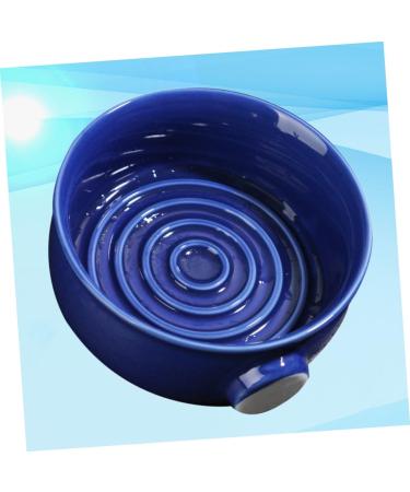 Minkissy 3-Pack Shaving Cup Set | Ceramic Shaving Soap Bowl for Men | Blue Razor Bowl 11.5x11.5cm - International Shipping Available - Buy Online on GoSupps.com