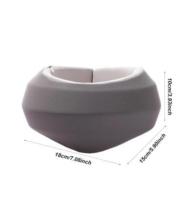 Neck Brace Neck Support - Foam Neck Brace Soft Cervical Collar Neck Brace to Relieve Spinal Pressure Stabilize for Sleeping Gray - Buy Online on GoSupps.com